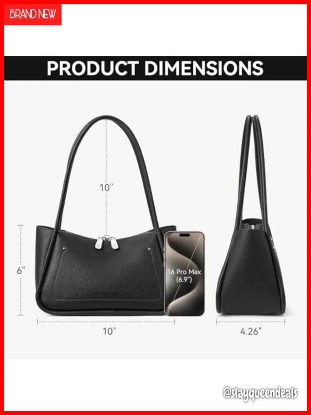 Small Hobo Bag Women Vegan Leather Shoulder Purse Designer Winter Handbag